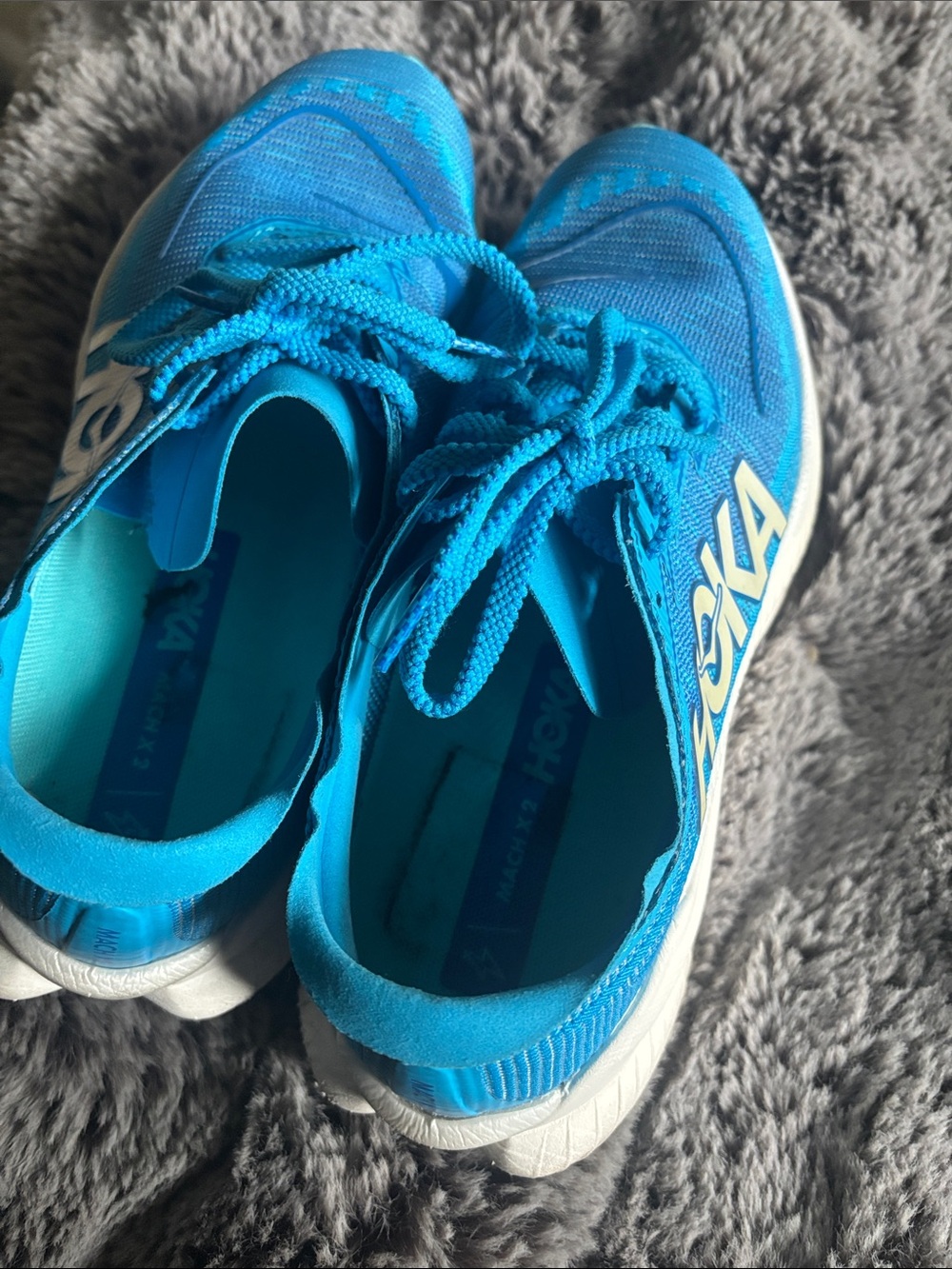 Hoka Kids Bright Blue Athletic Sneakers